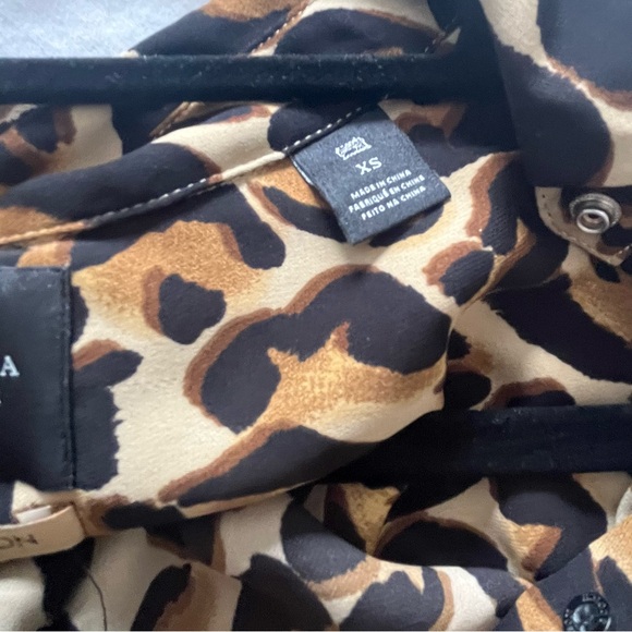 Scotch & Soda Leopard Print Blouse XS - Picture 10 of 11